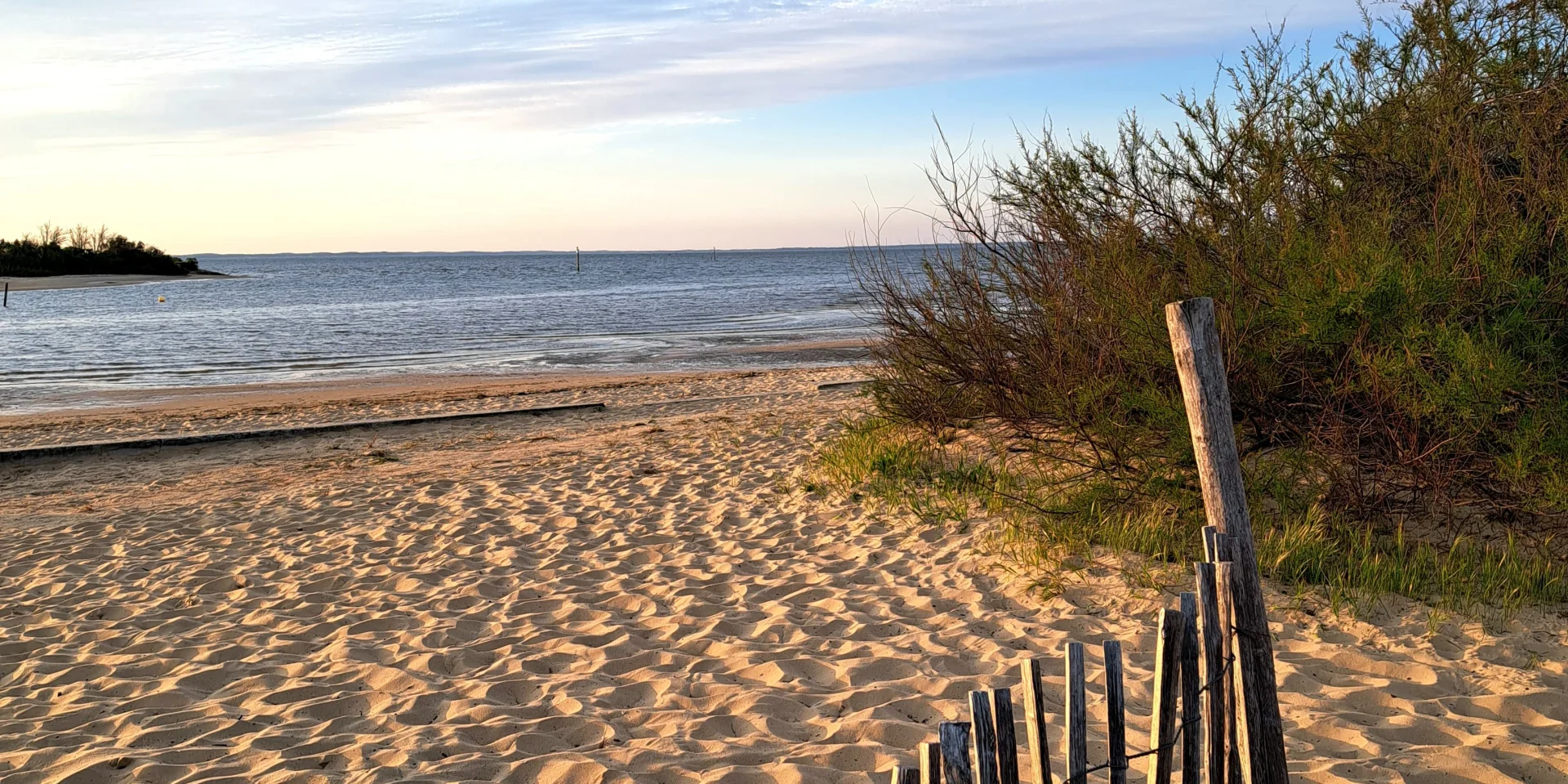 Plage de la Hume à marée haute