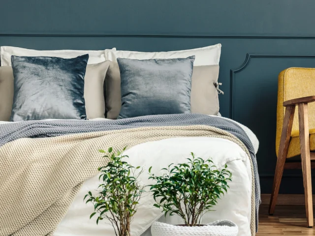 Image d'un lit dans une chambre