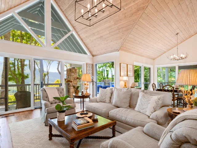 Photo d'un salon d'un meublé de tourisme