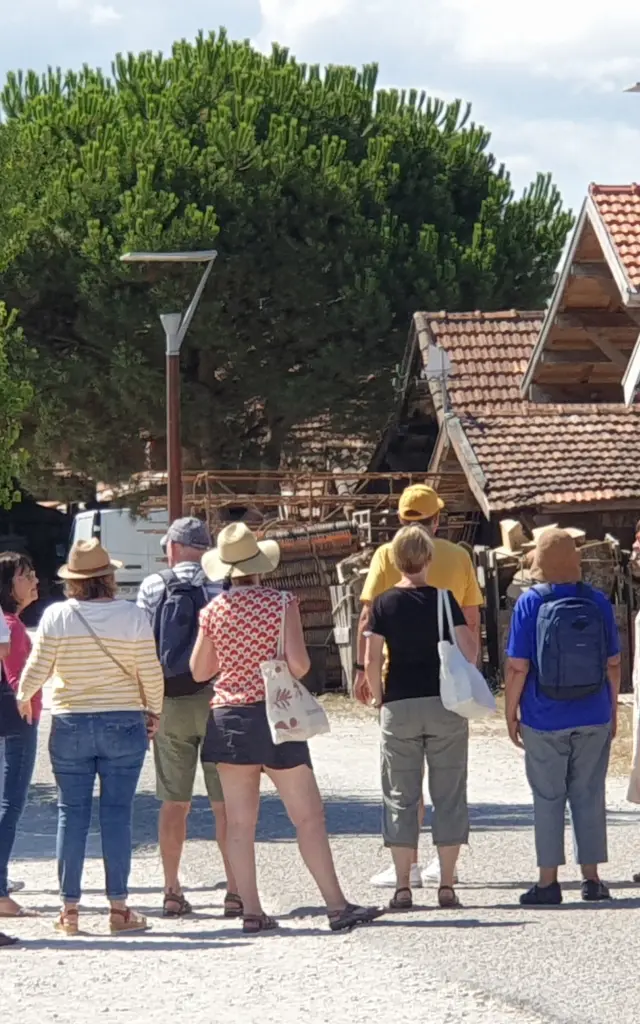 visite guidée du port de Larros