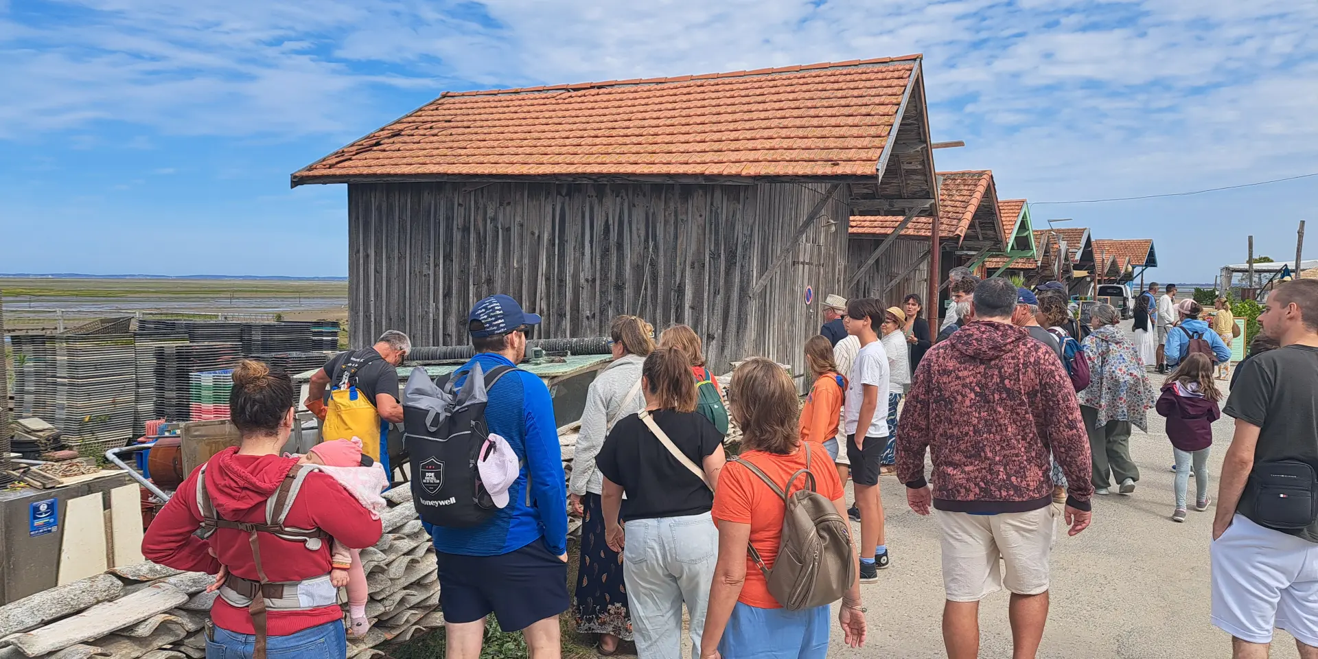 visite guidée du port de Larros