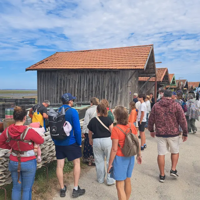 visite guidée du port de Larros