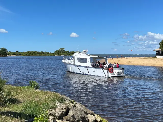 sortie bateau depuis le port de la Hume